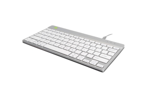 R-Go Tools Ergonomisch toetsenbord R-Go Compact Break, compact toetsenbord met pauzesoftware, QWERTY (UK), bedraad, wit