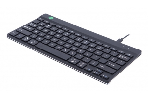 R-Go Tools Ergonomisch toetsenbord R-Go Compact Break, compact toetsenbord met pauzesoftware, QWERTY (US), bedraad, zwart