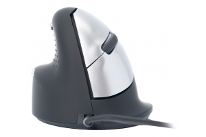 R-Go Tools Ergonomische muis R-Go HE Break met pauzesoftware, large (handlengte ≥ 185mm), linkshandig, bedraad, zwart