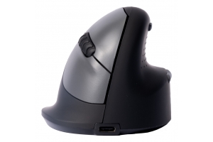 R-Go Tools Ergonomische muis R-Go HE Break met pauzesoftware, medium (handlengte 165-185mm), rechtshandig, Bluetooth, zwart
