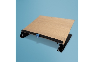 R-Go Tools Documenthouder R-Go Read2Write, voor lezen en schrijven, ergonomisch, met soft foam polssteun, eikenhout