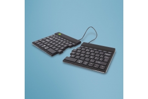 R-Go Tools Ergonomisch toetsenbord R-Go Split Break met pauzesoftware, gesplitst toetsenbord, AZERTY (BE), Bluetooth, zwart