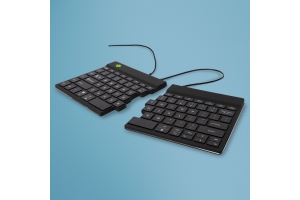 R-Go Tools Ergonomisch toetsenbord R-Go Split Break v2 met pauzesoftware, gesplitst toetsenbord, QWERTY (US), bedraad, zwart