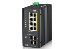 Zyxel RGS200-12P Managed L2 Gigabit Ethernet (10/100/1000) Power over Ethernet (PoE) Zwart