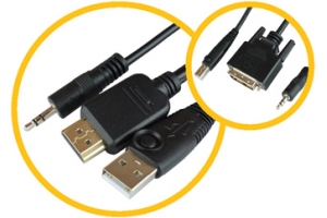 Raritan RSS-CBL-HDMI toetsenbord-video-muis (kvm) kabel Zwart 1,8 m