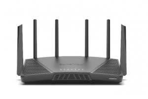 Synology RT6600ax Router WiFi6 1xWAN 3xGbE 1x2.5Gb draadloze router Tri-band (2.4 GHz / 5 GHz / 5 GHz) Zwart