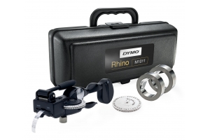 DYMO RHINO M1011 Industriële Lettertang labelmakertool | met aluminium en roestvrijstalen labels | | Duurzame draagtas | Ideaal voor doe-het-zelf en constructie