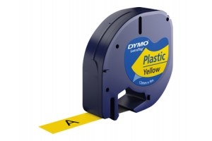 DYMO S0721620 labelprinter-tape Zwart op geel
