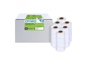 DYMO originele LabelWriter adreslabels | 28 mm x 89 mm | 24 rollen met elk 130 labels (3120 zelfklevende etiketten | Geschikt voor de LabelWriter labelprinters
