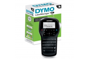 DYMO LabelManager 280-labelmaker | Oplaadbare, draagbare labelprinter met AZERTY-toetsenbord | Inclusief zwart-wit D1-labeltape (12 mm) | Voor thuis en op kantoor