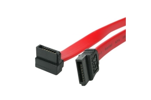 StarTech.com 45 cm SATA naar SATA Serial ATA Kabel met Rechte Hoek