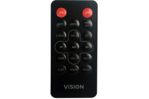Vision SB-1900P RC afstandsbediening Soundbar-luidspreker Drukknopen