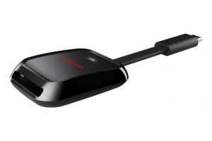 SanDisk QuickFlow geheugenkaartlezer USB 3.2 Gen 1 (3.1 Gen 1) Type-C Zwart
