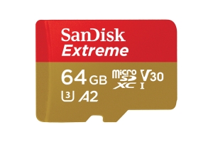 SanDisk Extreme 64 GB MicroSDXC UHS-I Klasse 10