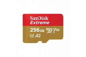 SanDisk Extreme 256 GB MicroSDXC UHS-I Klasse 10