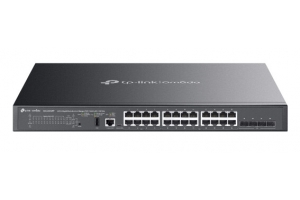 TP-Link SG5428XMPP netwerk-switch Managed L3 Gigabit Ethernet (10/100/1000) Power over Ethernet (PoE) Zwart