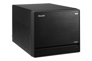 Shuttle XPC cube Barebone SH570R8 - S1200, Intel H570, 1x PCIe X16, 1x PCIe X4, 2x LAN,1x HDMI, 2x DP, 4x 3.5" HDD bays