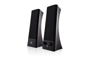 V7 SP2500 luidspreker Zwart Bedraad 10 W