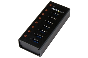 StarTech.com 7-poorts USB 3.0 hub - 5Gbps - op een desktop of op de wand monteerbare metalen behuizing
