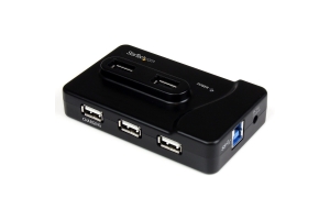 StarTech.com 6-poort USB 3.0/2.0 Combo Hub met Oplaadpoort