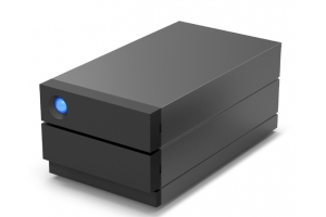 LaCie 2big Raid USB-C 40TB disk array Desktop Zwart