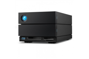 LaCie 2big Dock disk array 48 TB Desktop Zwart