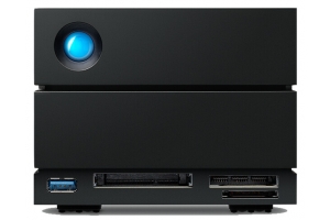 LaCie 2big Dock v2 disk array 60 TB Desktop Zwart