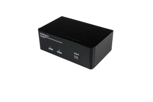 StarTech.com 2-poort Dubbele DisplayPort USB KVM-switch met Audio en USB 2.0-hub