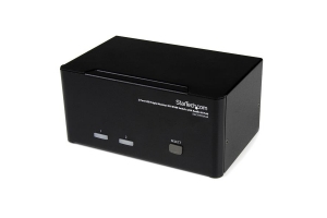 StarTech.com 2-poort Triple monitor DVI USB KVM-switch met audio en USB 2.0-hub