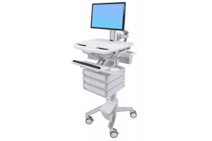 Ergotron StyleView Grijs, Wit Vlakke paneel Multimediawagentje
