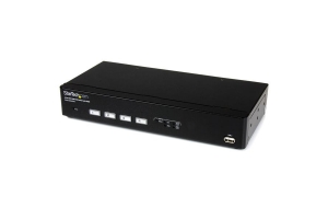 StarTech.com 4-poorts USB DVI KVM-switch met DDM-snelschakeltechnologie en kabels