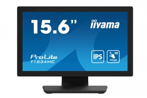 iiyama ProLite T1634MC-B1S computer monitor 39,6 cm (15.6") 1920 x 1080 Pixels Full HD LED Touchscreen Zwart