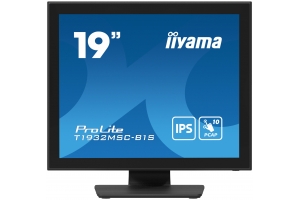 iiyama ProLite T1932MSC-B1S computer monitor 48,3 cm (19") 1280 x 1024 Pixels Full HD LED Touchscreen Tafelblad Zwart