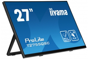 iiyama ProLite T2755QSC-B1 computer monitor 68,6 cm (27") 2560 x 1440 Pixels Quad HD LCD Touchscreen Zwart