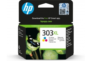 HP 303XL originele high-capacity drie-kleuren inktcartridge