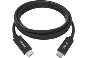 Vision TC 2MUSBC/BL USB-kabel 2 m USB 3.2 Gen 1 (3.1 Gen 1) USB C Zwart