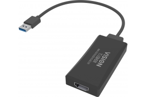 Vision TC-USBHDMI USB grafische adapter 1920 x 1080 Pixels Zwart