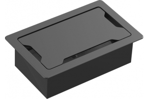 Vision TC3 SURRTB kabelbeheersysteem Bureau Kabeldoos Zwart, Wit 1 stuk(s)