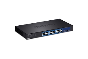 Trendnet TEG-30284 netwerk-switch Managed Gigabit Ethernet (10/100/1000) 1U Zwart