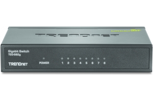 Trendnet GREENnet Unmanaged Gigabit Ethernet (10/100/1000) Zwart