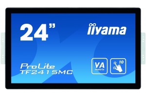 iiyama ProLite TF2415MC-B2 computer monitor 60,5 cm (23.8") 1920 x 1080 Pixels Full HD LED Touchscreen Multi-gebruiker Zwart
