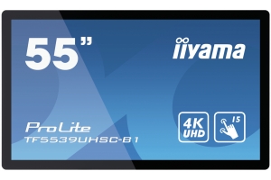 iiyama ProLite TF5539UHSC-B1AG computer monitor 139,7 cm (55") 3840 x 2160 Pixels 4K Ultra HD LED Touchscreen Multi-gebruiker Zwart