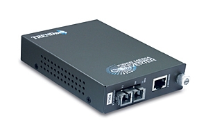 Trendnet TFC-1000S20 netwerk media converter 2000 Mbit/s 1310 nm Single-mode Grijs