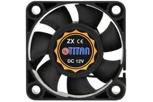 Titan TFD-4010M12Z koelsysteem voor computers Computer behuizing Ventilator 4 cm Zwart