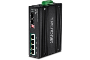 Trendnet TI-PG62B netwerk-switch Unmanaged L2 Gigabit Ethernet (10/100/1000) Power over Ethernet (PoE) Zwart