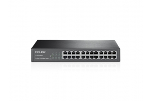 TP-Link TL-SF1024D Unmanaged Fast Ethernet (10/100) 1U Zwart