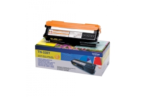 Brother TN-328Y tonercartridge 1 stuk(s) Origineel Geel