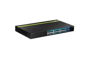 Trendnet TPE-2840WS netwerk-switch Managed Gigabit Ethernet (10/100/1000) Power over Ethernet (PoE) 1U Zwart