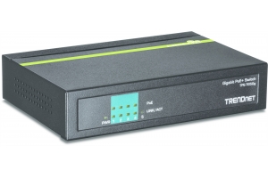 Trendnet TPE-TG50g Unmanaged Gigabit Ethernet (10/100/1000) Power over Ethernet (PoE) Zwart