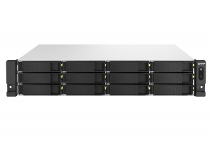 QNAP TS-h1887XU-RP NAS Rack (2U) Ethernet LAN Zwart, Wit E-2334